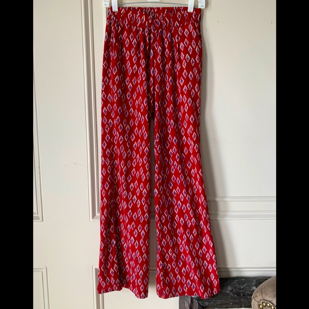 Wide leg high waist float pants -xs